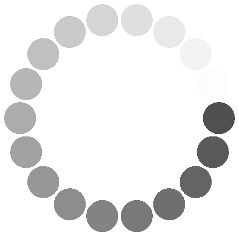 rotating circle showing tests are running